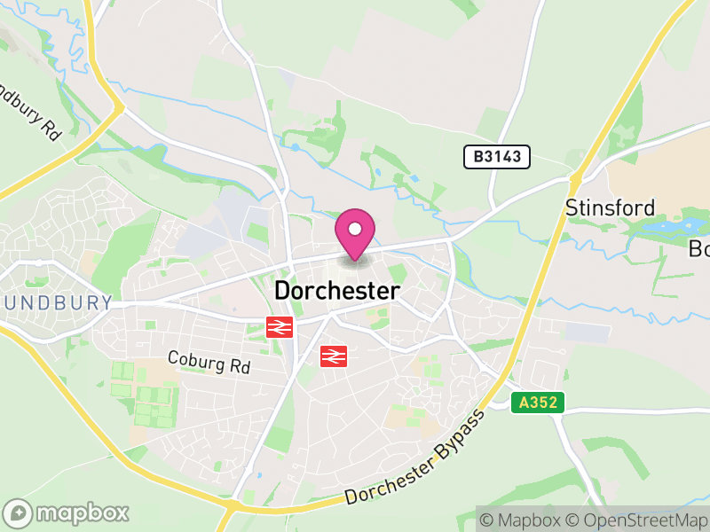 Map of Dorchester Estate Agents