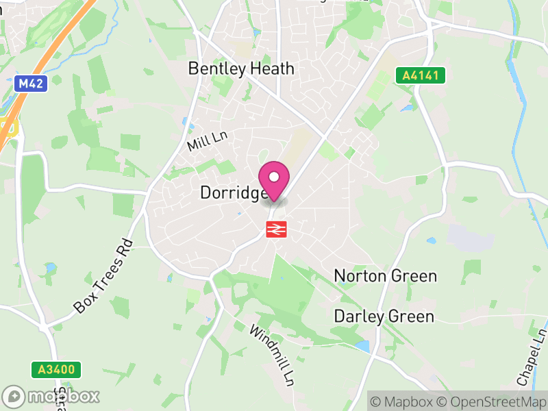 Map of Dorridge Estate Agents