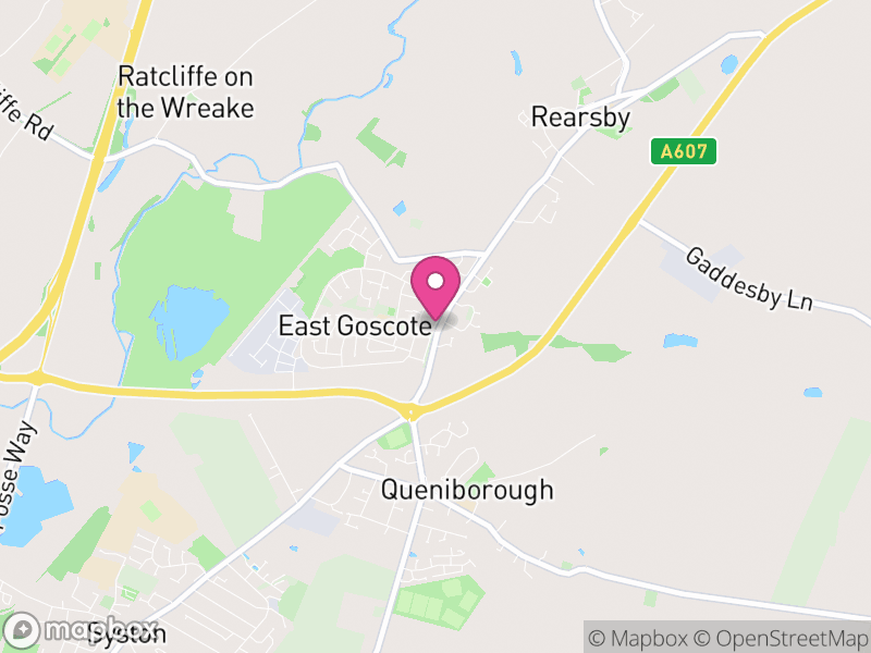 Map of East Goscote Estate Agents