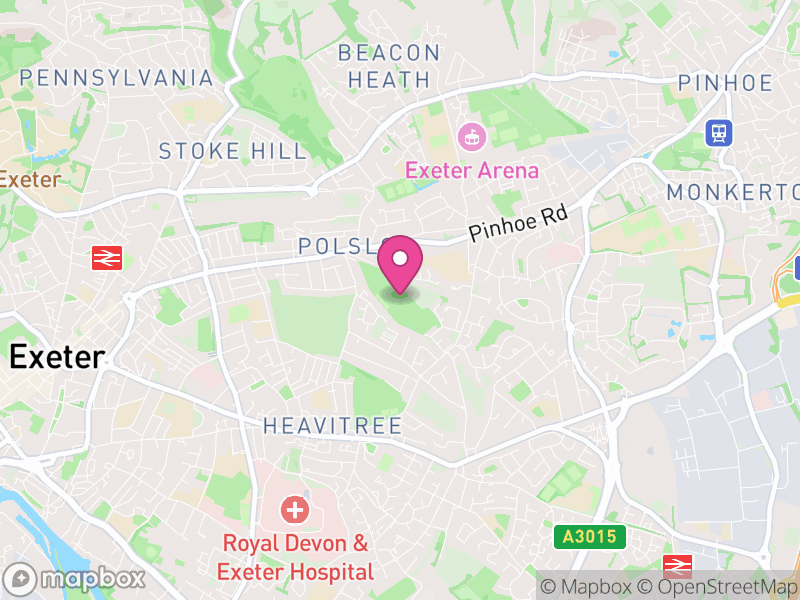 Map of EX1 Estate Agents