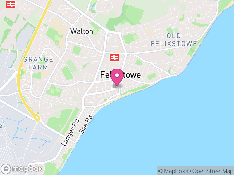 Map of Felixstowe Estate Agents