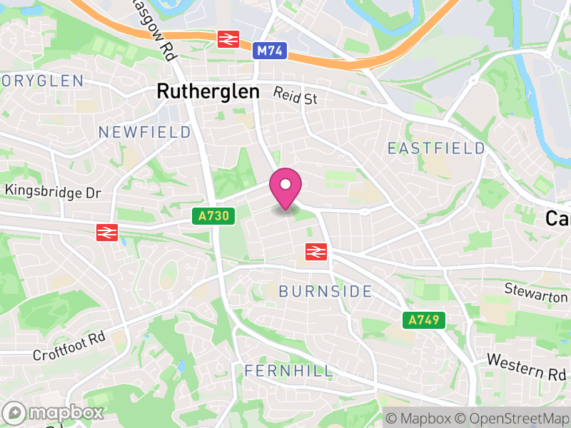 Map of G73 Estate Agents