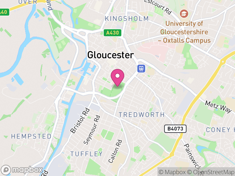Map of GL1 Estate Agents