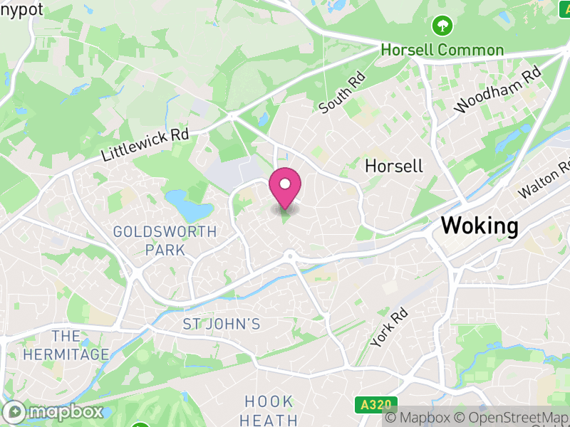 Map of GU21 Estate Agents