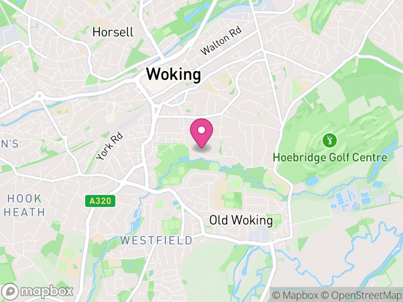 Map of GU22 Estate Agents