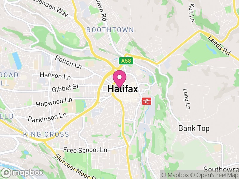 Map of Halifax Estate Agents