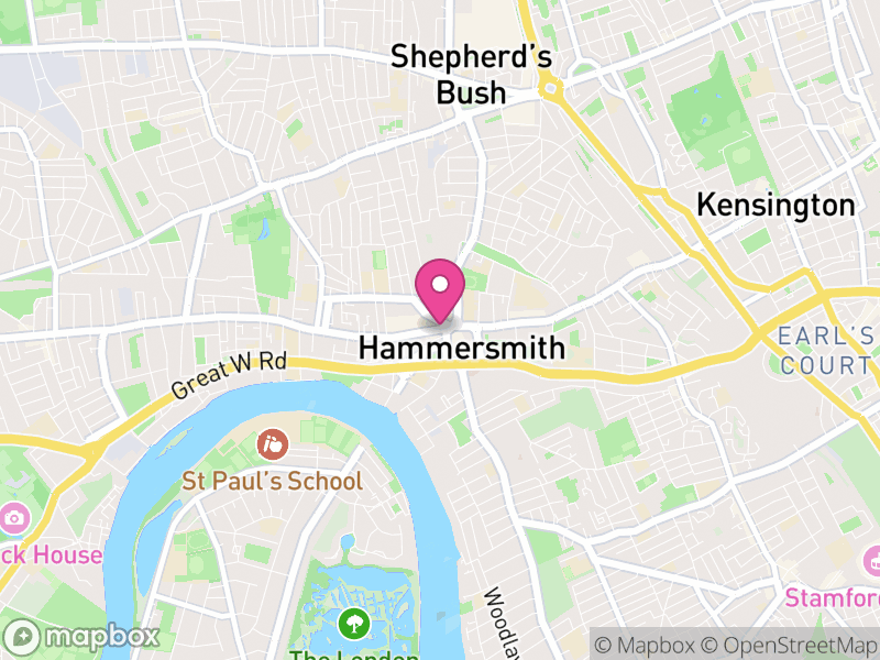 Map of Hammersmith Estate Agents