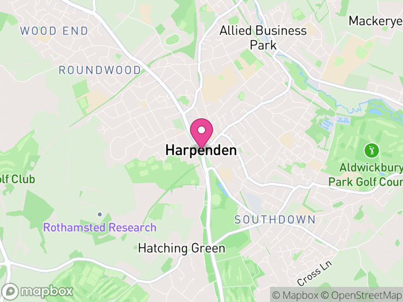 Map of Harpenden Estate Agents