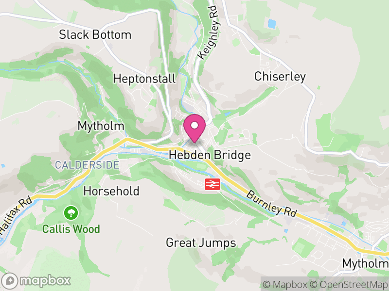 Map of Hebden Bridge Estate Agents