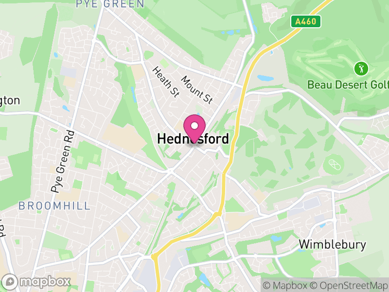 Map of Hednesford Estate Agents