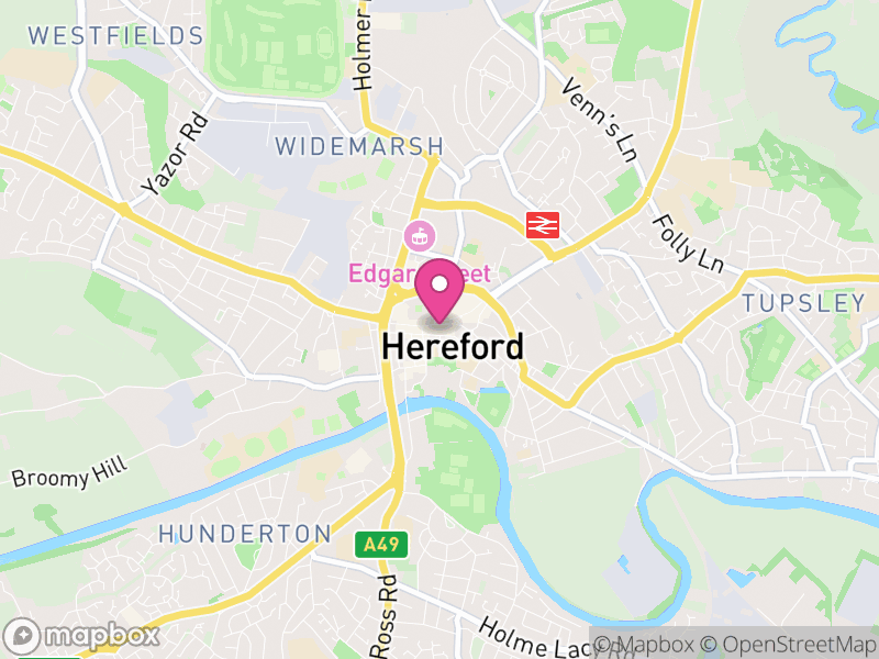 Map of Hereford Estate Agents
