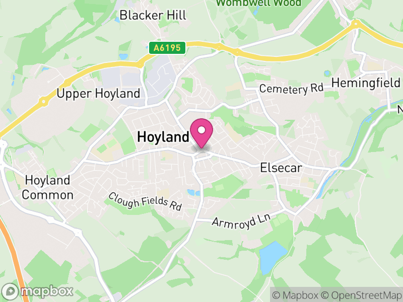 Map of Hoyland Estate Agents