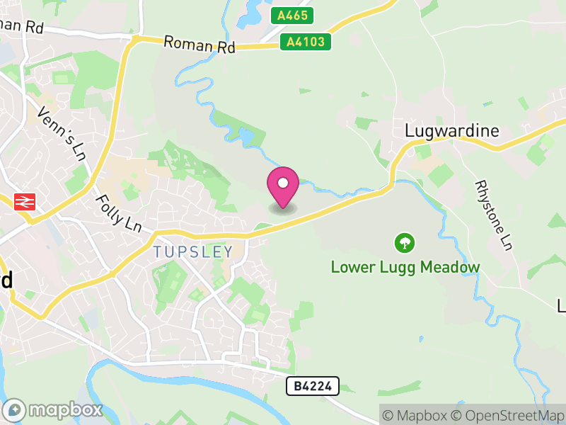 Map of HR1 Estate Agents