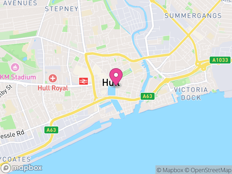 Map of HU1 Estate Agents