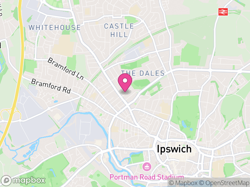 Map of IP1 Estate Agents