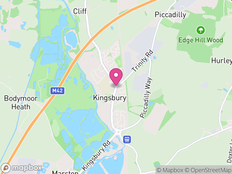 Map of Kingsbury Estate Agents