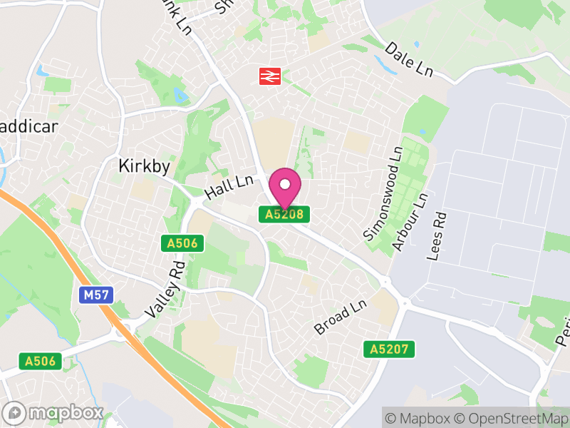 Map of Kirkby Estate Agents