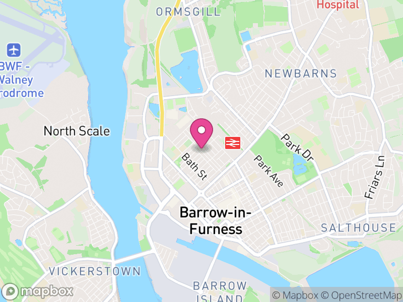 Map of LA14 Estate Agents