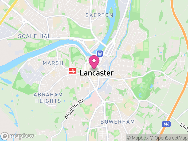 Map of Lancaster Estate Agents