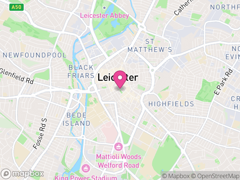 Map of LE1 Estate Agents