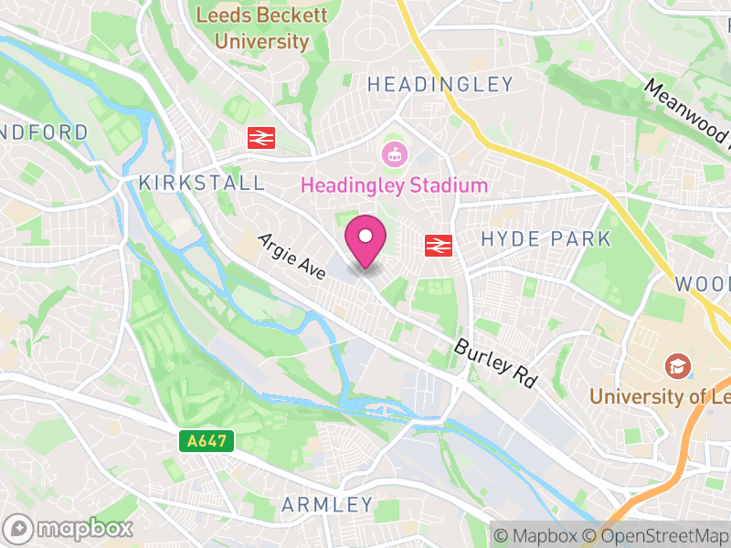 Map of LS4 Estate Agents