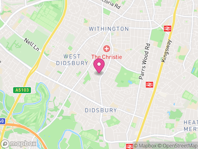 Map of M20 Estate Agents