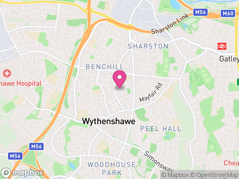 Map of M22 Estate Agents
