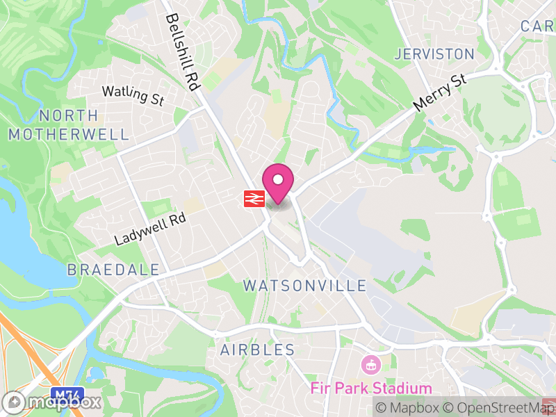 Map of Motherwell Estate Agents