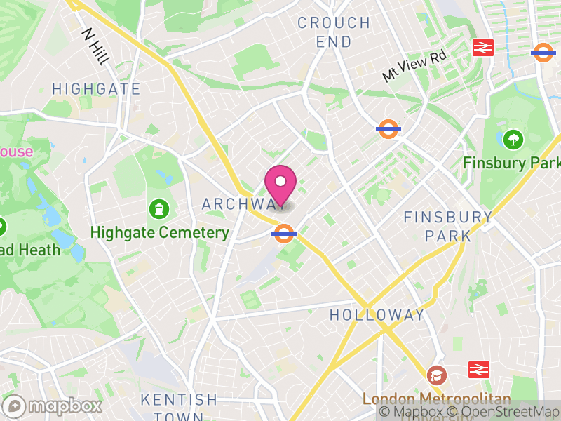 Map of N19 Estate Agents