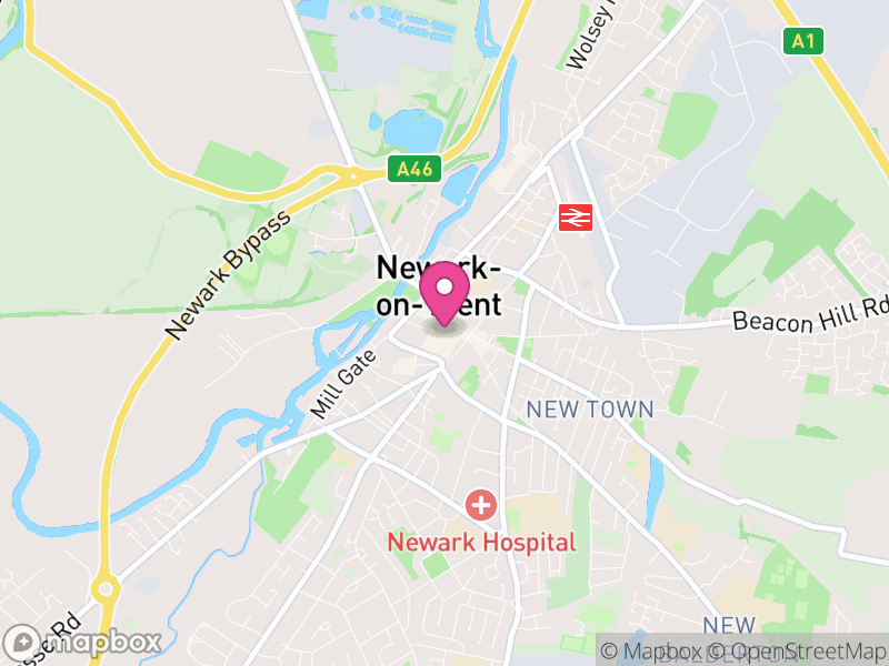 Map of Newark Estate Agents