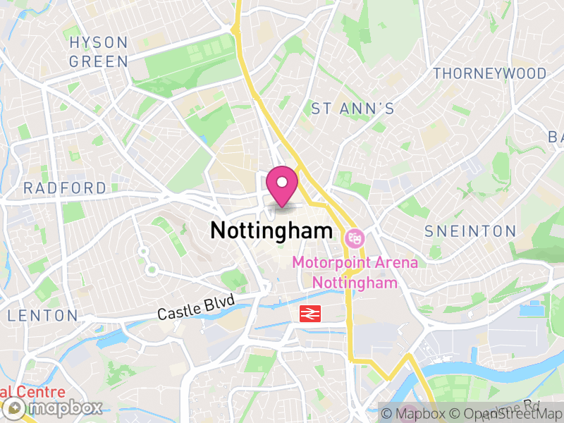 Map of NG1 Estate Agents