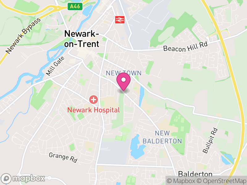 Map of NG24 Estate Agents
