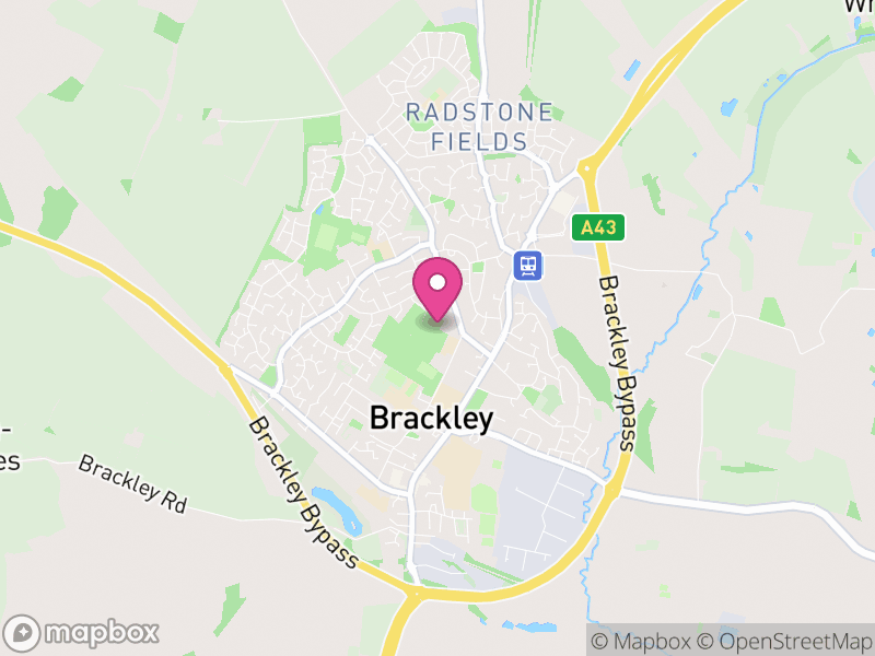 Map of NN13 Estate Agents