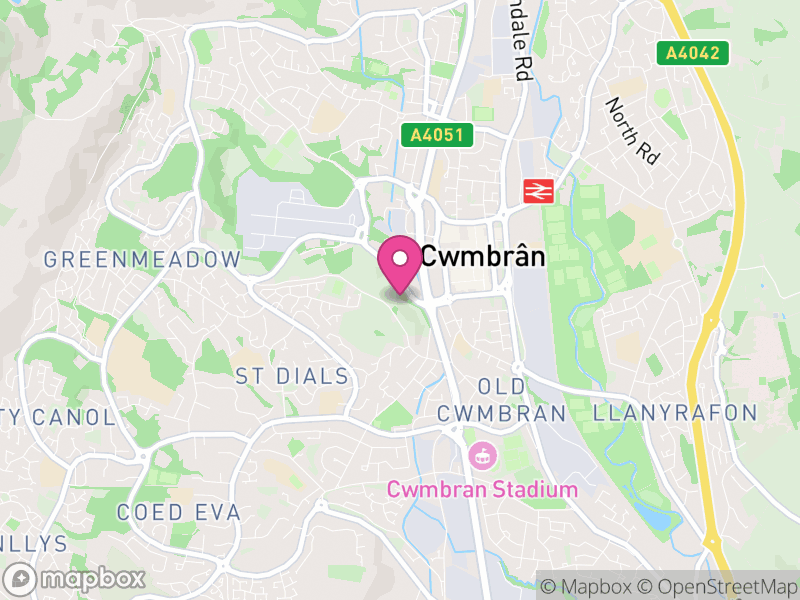 Map of NP44 Estate Agents