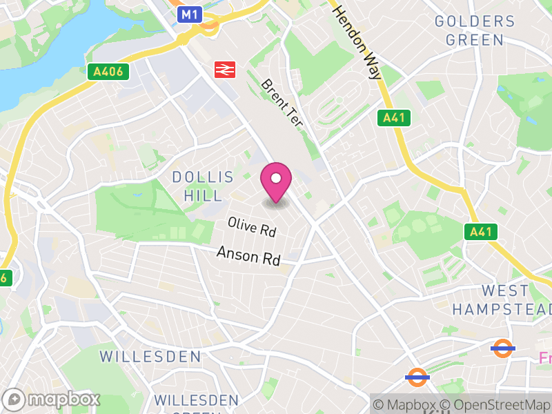 Map of NW2 Estate Agents