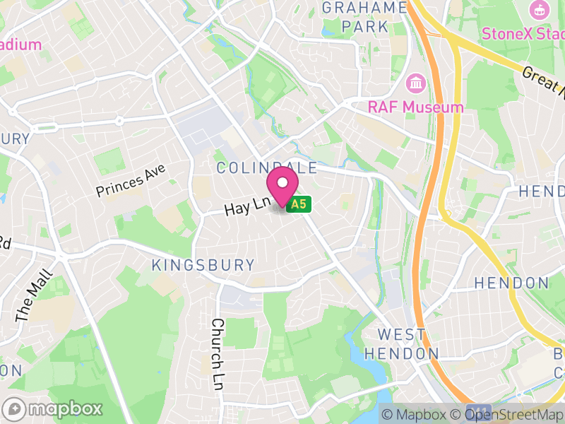Map of NW9 Estate Agents