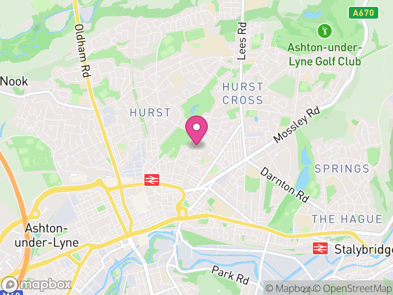 Map of OL6 Estate Agents