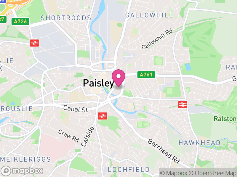 Map of PA1 Estate Agents
