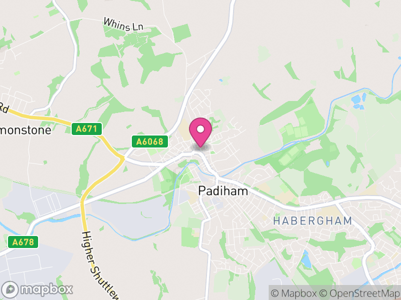 Map of Padiham Estate Agents
