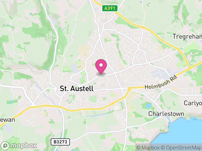 Map of PL25 Estate Agents