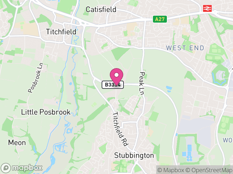 Map of PO14 Estate Agents