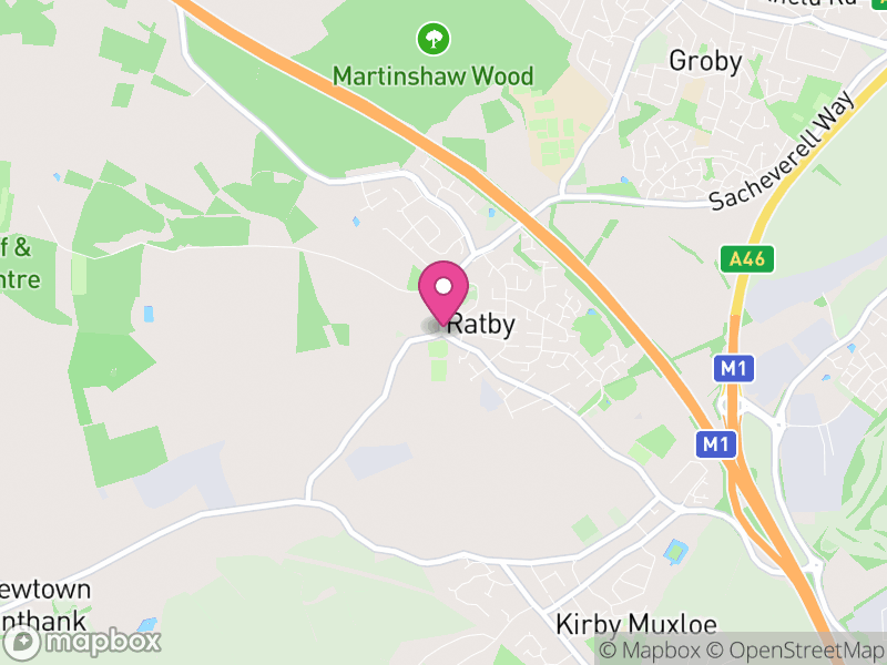 Map of Ratby Estate Agents