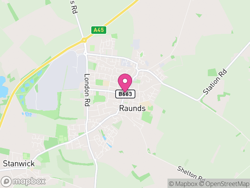 Map of Raunds Estate Agents
