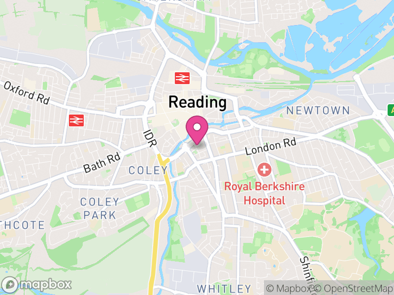 Map of RG1 Estate Agents