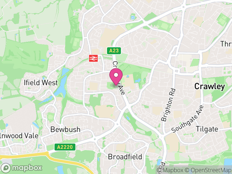 Map of RH11 Estate Agents