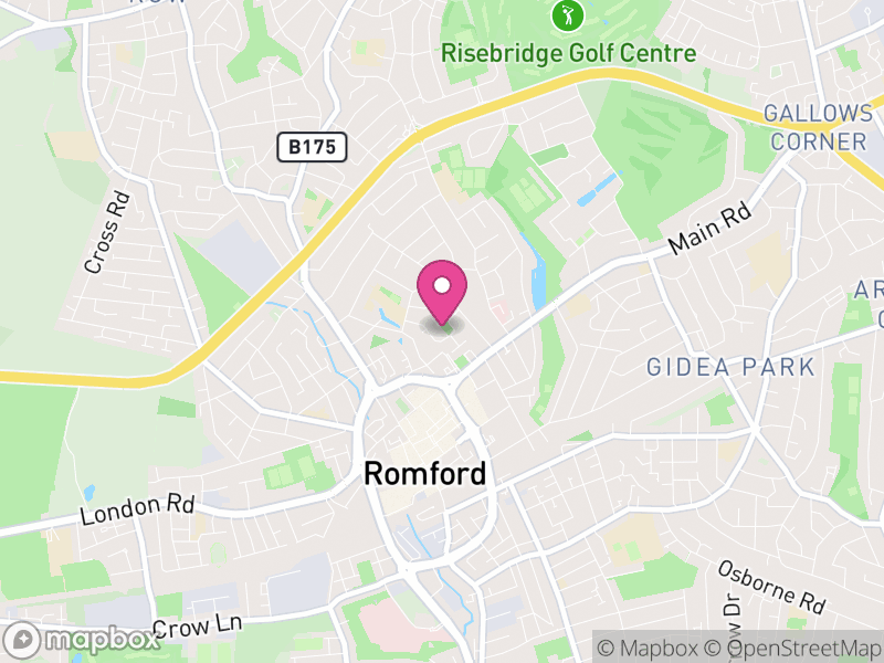 Map of RM1 Estate Agents