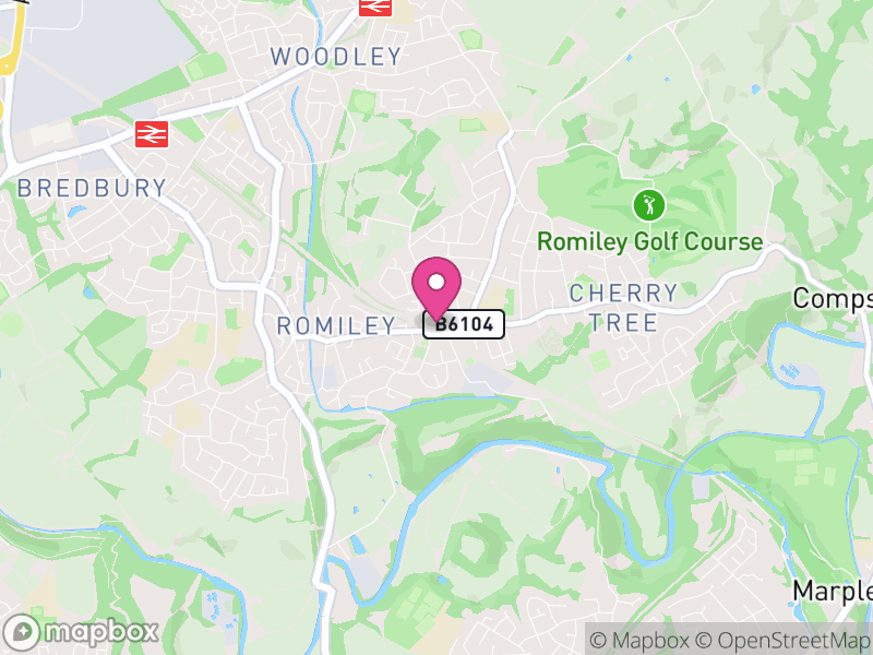 Map of Romiley Estate Agents