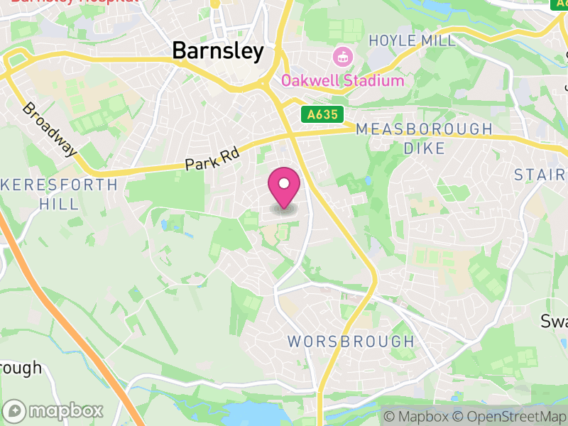 Map of S70 Estate Agents