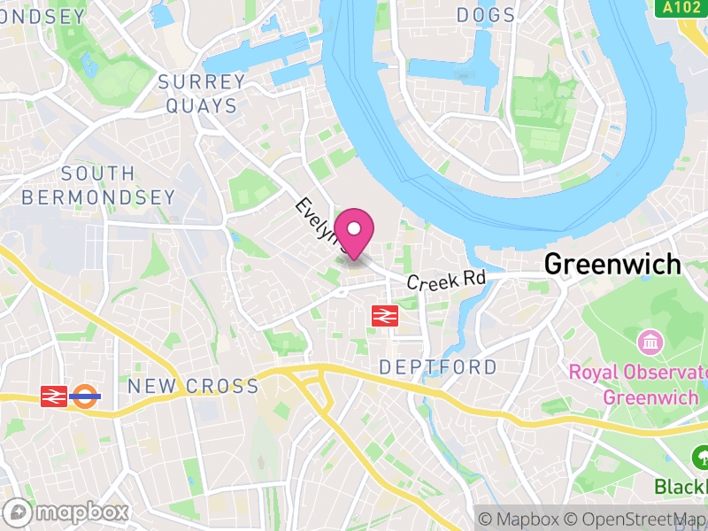 Map of SE8 Estate Agents