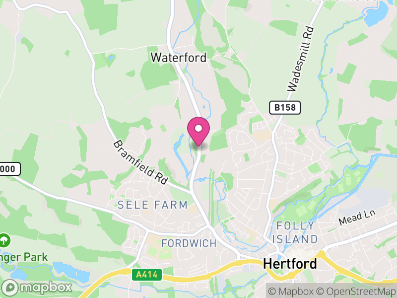 Map of SG14 Estate Agents